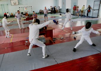В Одессе проходят соревнования по фехтованию (фото)