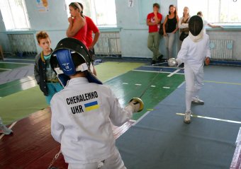 В Одессе проходят соревнования по фехтованию (фото)