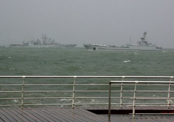 Одесситам показали «морской бой» (фото)