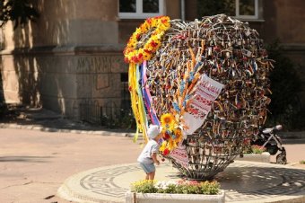 У «Влюбленного сердца» Одессы признавались в любви к Украине (фото)
