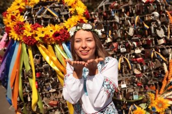 У «Влюбленного сердца» Одессы признавались в любви к Украине (фото)