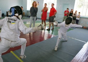 В Одессе состоялся всеукраинский детский турнир по фехтованию на шпагах