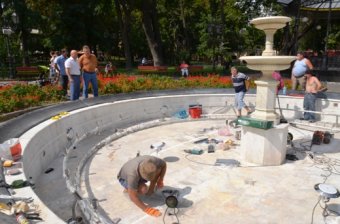 2 сентября в Горсаду будет звучать восстановленный фонтан