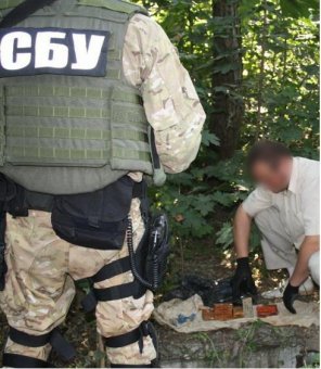 В Одессе СБУ выявила тайник со взрывчаткой 