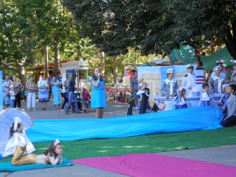 Ко Дню города в парке Горького открылась обновлённая аллея