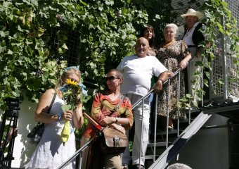 В знаменитом одесском дворике прошла свадьба (фото)