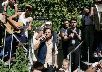 В знаменитом одесском дворике прошла свадьба (фото)