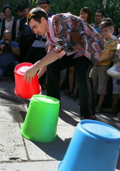 В знаменитом одесском дворике прошла свадьба (фото)