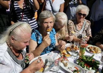 В знаменитом одесском дворике прошла свадьба (фото)