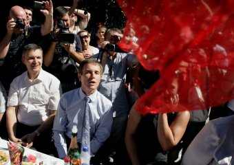 В знаменитом одесском дворике прошла свадьба (фото)
