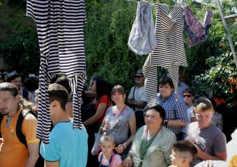 В знаменитом одесском дворике прошла свадьба (фото)
