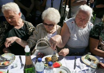В знаменитом одесском дворике прошла свадьба (фото)