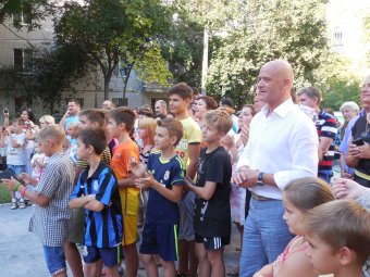 «Одесский двор»: Благоустроена детская площадка на Ак. Королёва