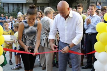 220-летие Одессы Киевский район встречает новой спортплощадкой (фото)