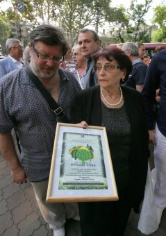 В Доме с ангелом установили памятную доску Борису Литваку