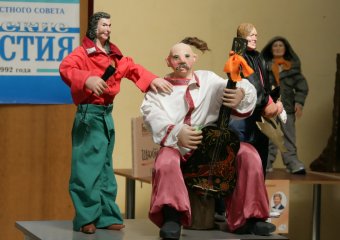 «Главный папа Карло» Украины открыл уникальную кукольную композицию в Одессе (фото)