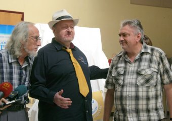 «Главный папа Карло» Украины открыл уникальную кукольную композицию в Одессе (фото)