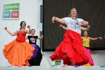 Более 50-ти танцовщиц участовали во флэш-мобе «BellyDance по-одесски» в Аркадии