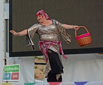 Более 50-ти танцовщиц участовали во флэш-мобе «BellyDance по-одесски» в Аркадии