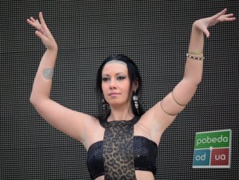 Более 50-ти танцовщиц участовали во флэш-мобе «BellyDance по-одесски» в Аркадии