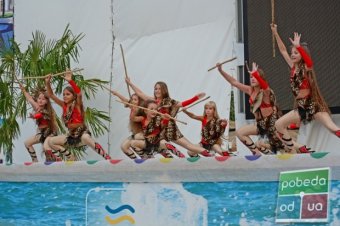 Более 50-ти танцовщиц участовали во флэш-мобе «BellyDance по-одесски» в Аркадии