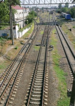 В Одессе железнодорожники облепят Горбатого щитами