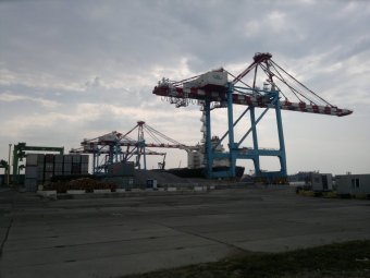 Средний показатель оформления автоконтейнеровозов в порту Южный снижен до рекордно низкого уровня
