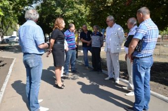 Одесские власти отчитываются о реконструкции сквера Партизанской славы (фото)