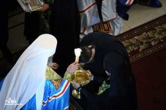 Митрополит Киевский и всея Украины Онуфрий совершил всенощное бдение в Свято-Успенском патриаршем Одесском мужском монастыре (фото)