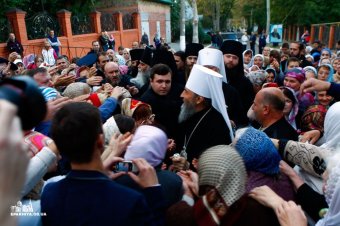 Митрополит Киевский и всея Украины Онуфрий совершил всенощное бдение в Свято-Успенском патриаршем Одесском мужском монастыре (фото)