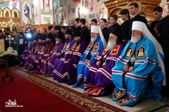 Митрополит Киевский и всея Украины Онуфрий совершил всенощное бдение в Свято-Успенском патриаршем Одесском мужском монастыре (фото)