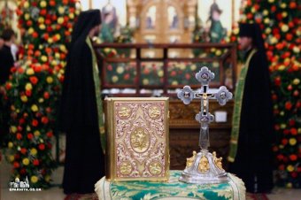 Митрополит Киевский и всея Украины Онуфрий совершил всенощное бдение в Свято-Успенском патриаршем Одесском мужском монастыре (фото)