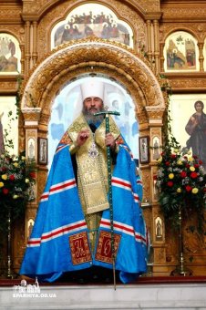 Митрополит Киевский и всея Украины Онуфрий совершил всенощное бдение в Свято-Успенском патриаршем Одесском мужском монастыре (фото)