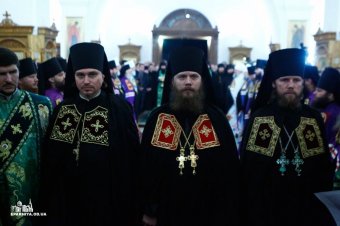 Митрополит Киевский и всея Украины Онуфрий совершил всенощное бдение в Свято-Успенском патриаршем Одесском мужском монастыре (фото)