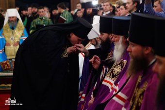 Митрополит Киевский и всея Украины Онуфрий совершил всенощное бдение в Свято-Успенском патриаршем Одесском мужском монастыре (фото)