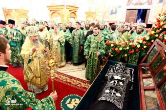 Митрополит Киевский и всея Украины Онуфрий совершил всенощное бдение в Свято-Успенском патриаршем Одесском мужском монастыре (фото)
