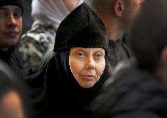 Городской голова Геннадий Труханов присутствовал на богослужении в Свято-Успенском монастыре (фото)