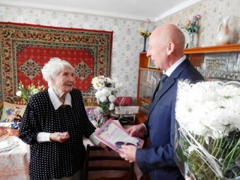 Одесситка Надежда Ивановна Сазонова отметила 100-летний юбилей