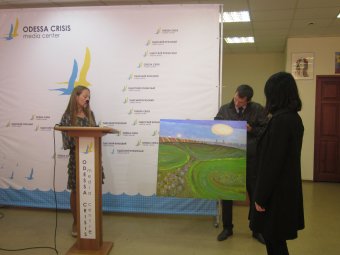 Одесские художники помогают переселенцам