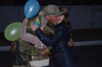 Из зоны АТО вернулись одесские пограничники (фото)