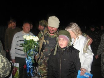 Из зоны АТО вернулись одесские пограничники (фото)