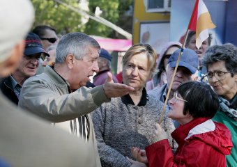 Куликово поле снова «заминировали» перед массовой акцией (фото)