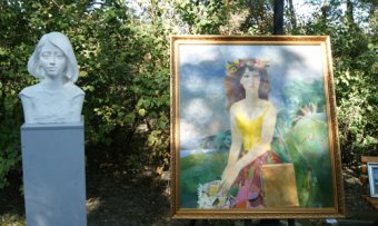 Ко Дню художника Украины в Лунном парке работал арт-маршрут лучших работ одесских художников (фото)