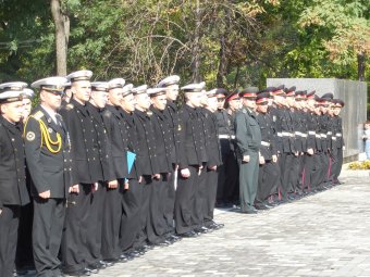 Первокурсники военно-морского лицея в Одессе приняли присягу