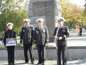 Первокурсники военно-морского лицея в Одессе приняли присягу