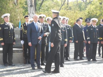 Первокурсники военно-морского лицея в Одессе приняли присягу