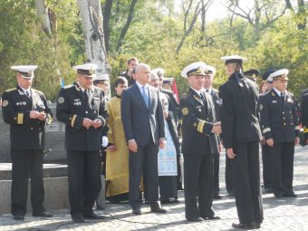 Первокурсники военно-морского лицея в Одессе приняли присягу