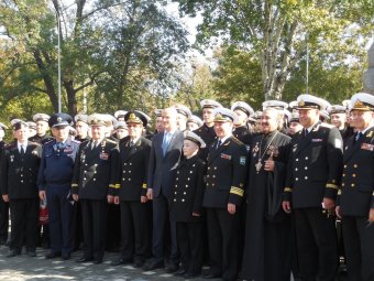 Первокурсники военно-морского лицея в Одессе приняли присягу