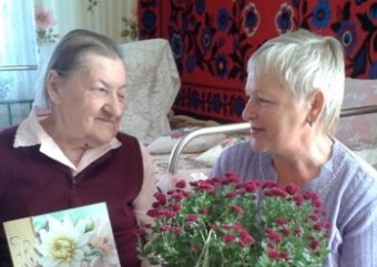 Одесситка Надежда Пантелеевна Телега отметила 90-летний юбилей