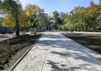 В Одессе продолжается благоустройство зеленых зон (фото)